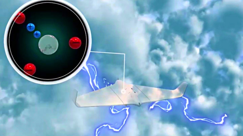 Drone phóng điện tạo mưa